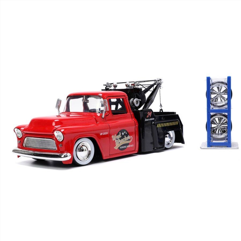 Just Trucks - 1955 Chevy Stepside Tow Truck 1:24 Scale/Product Detail/Figurines