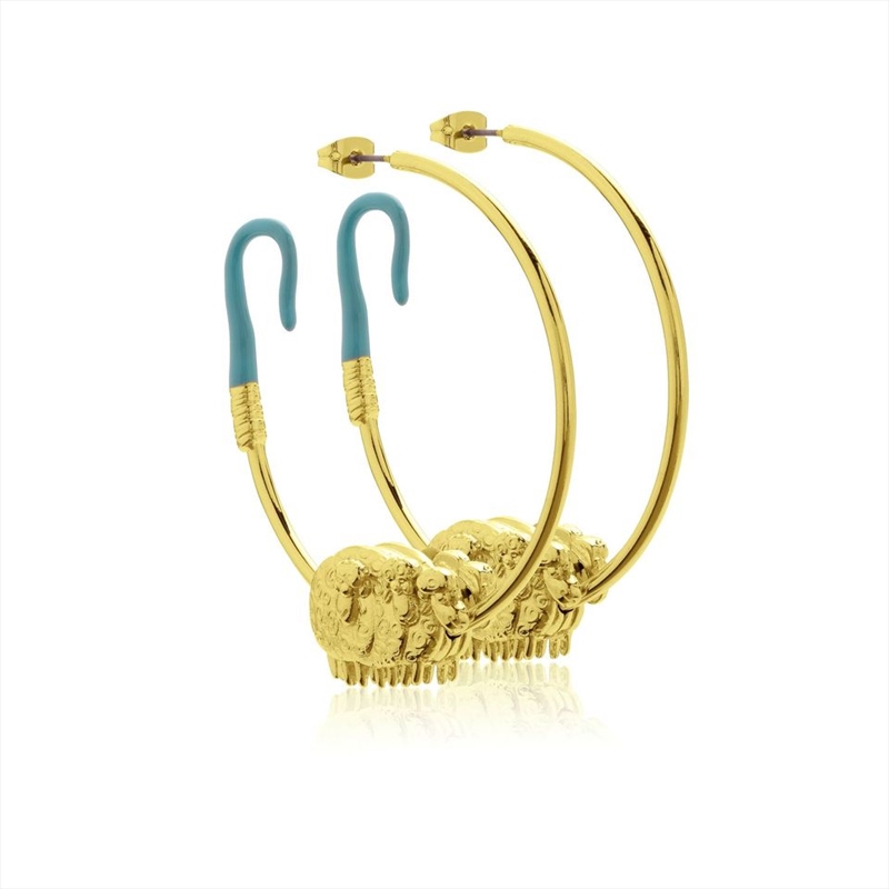 Disney Pixar Toy Story Bo Peep Hoop Earrings - Gold/Product Detail/Jewellery