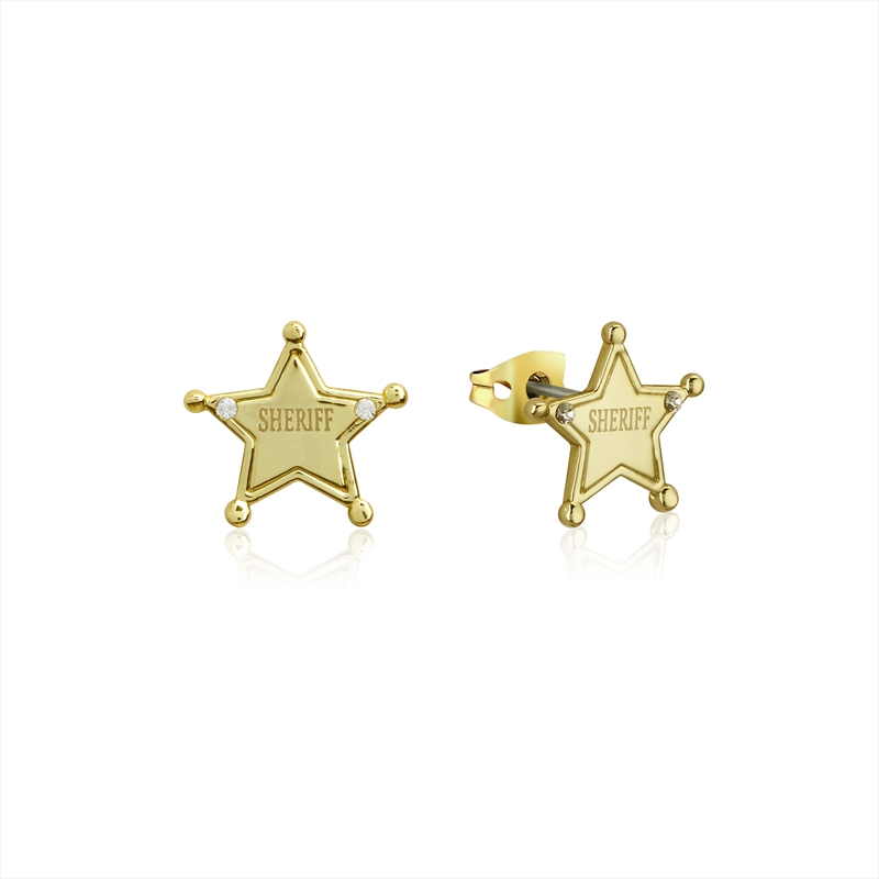 Disney Pixar Toy Story Sheriff Earrings - Gold/Product Detail/Jewellery