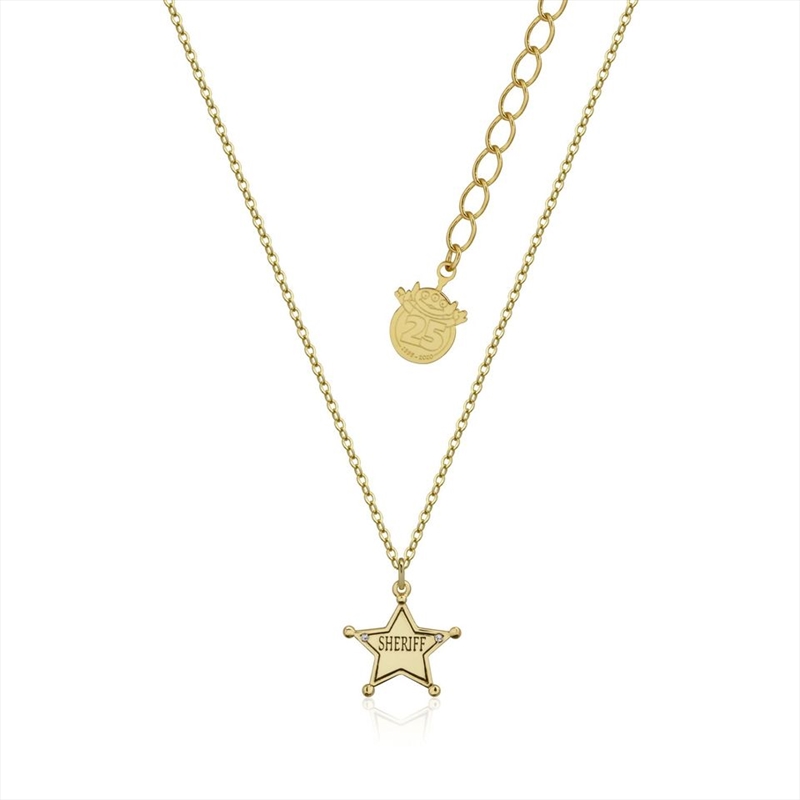Disney Pixar Toy Story Sheriff Necklace - Gold/Product Detail/Jewellery
