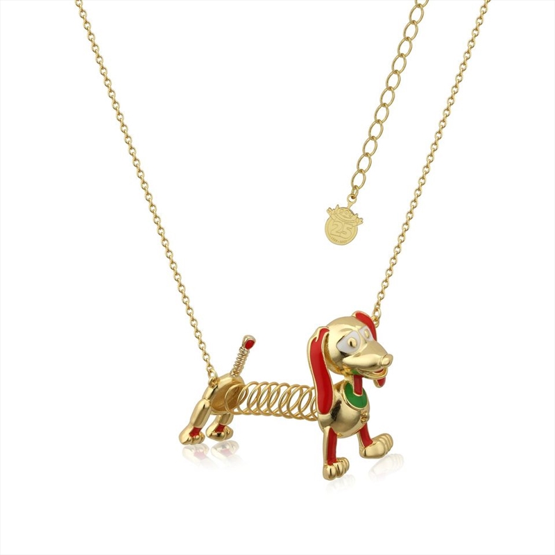 Disney Pixar Toy Story Slinky Dog Necklace - Gold/Product Detail/Jewellery