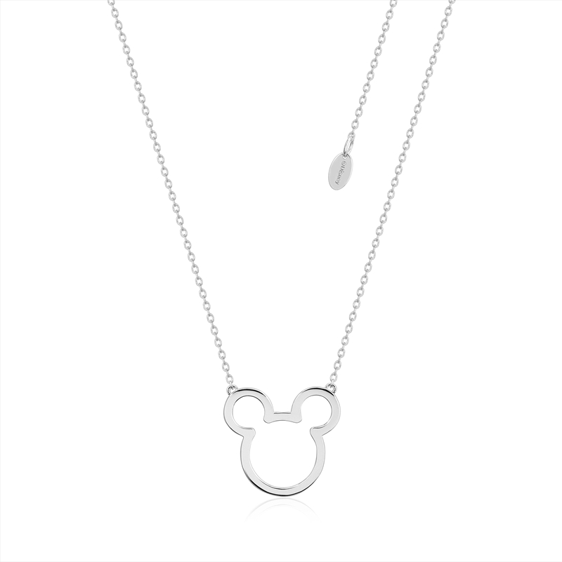 Mickey Mouse Outline Necklace - Silver/Product Detail/Jewellery