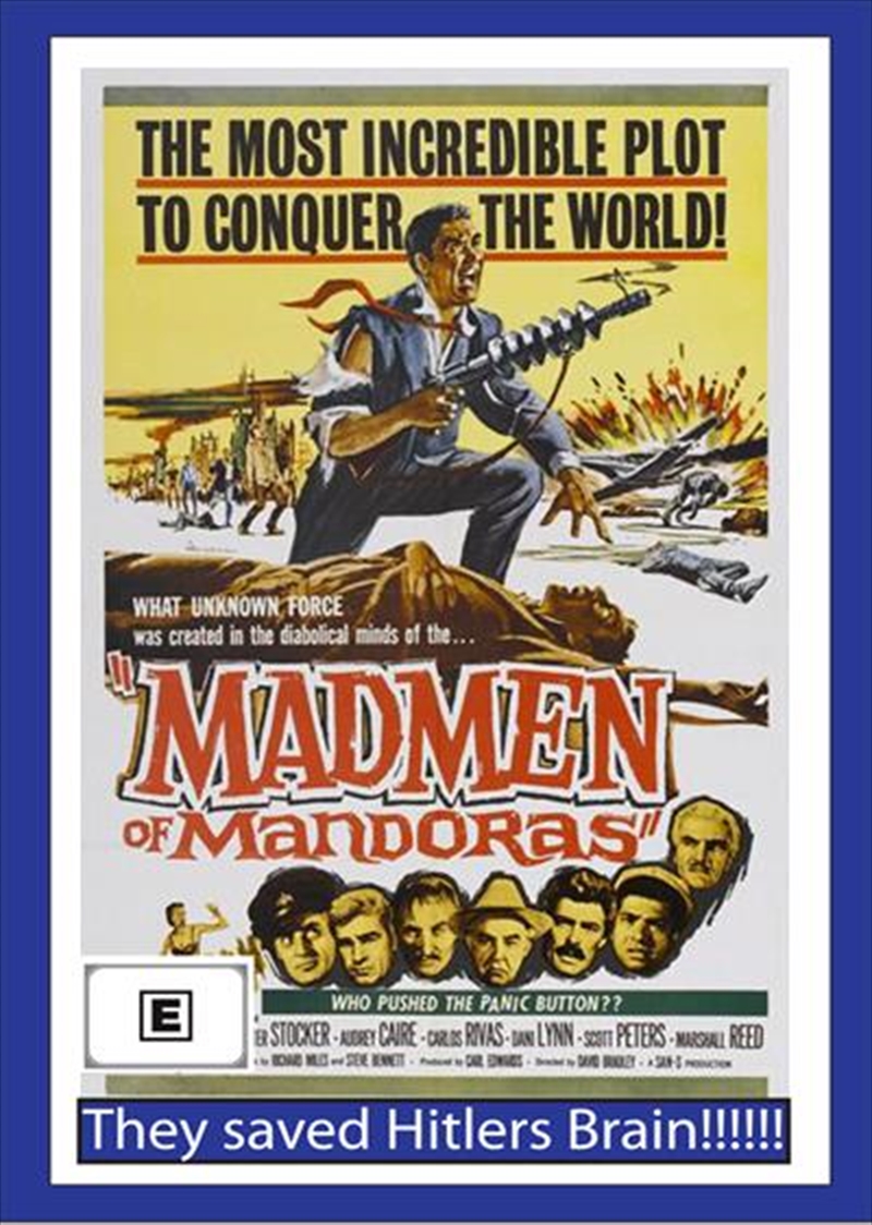 Madmen Of Mandoras/Product Detail/Thriller