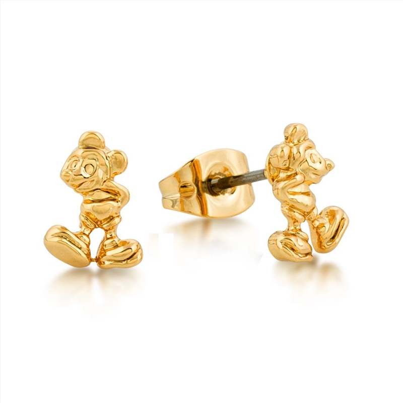 Junior Gold Mickey Earrings/Product Detail/Jewellery