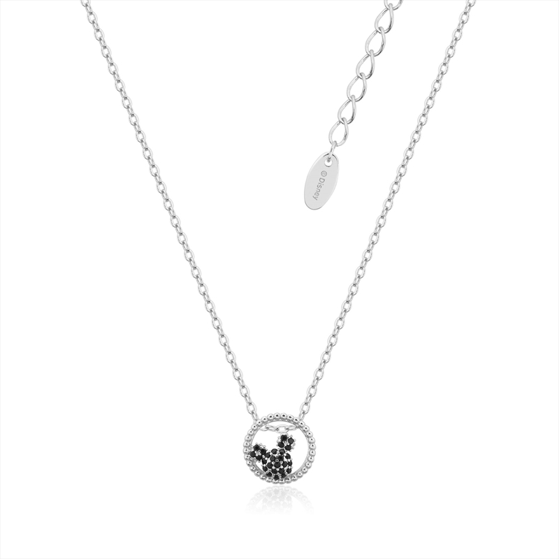 Mickey Mouse Black Crystal Medallion Neck/Product Detail/Jewellery