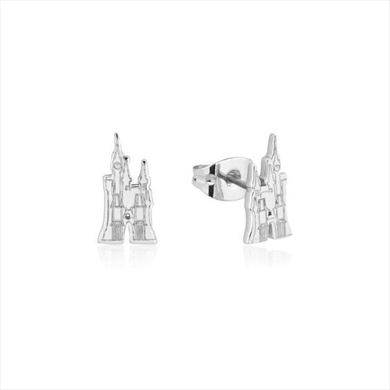 Disney Princess Precious Metal Cinderella Castle Stud Earrings/Product Detail/Jewellery