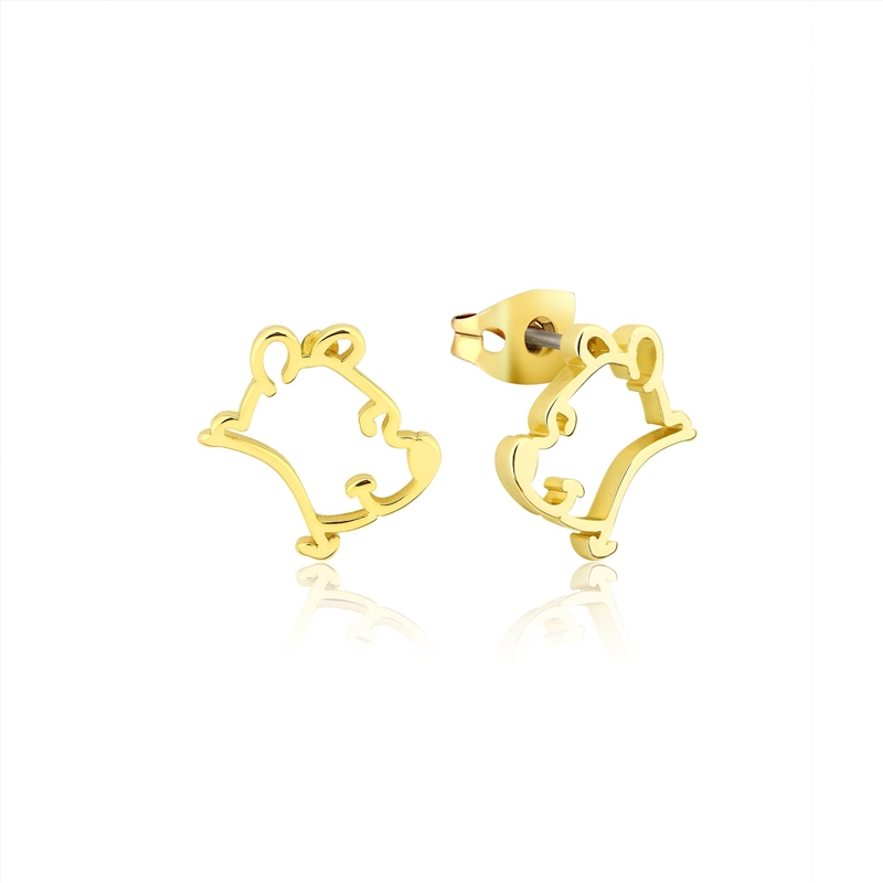 Disney Winnie the Pooh Outline Stud Earrings/Product Detail/Jewellery