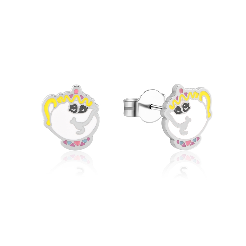 Beauty And The Beast Mrs Potts Enamel Stud Earrings/Product Detail/Jewellery
