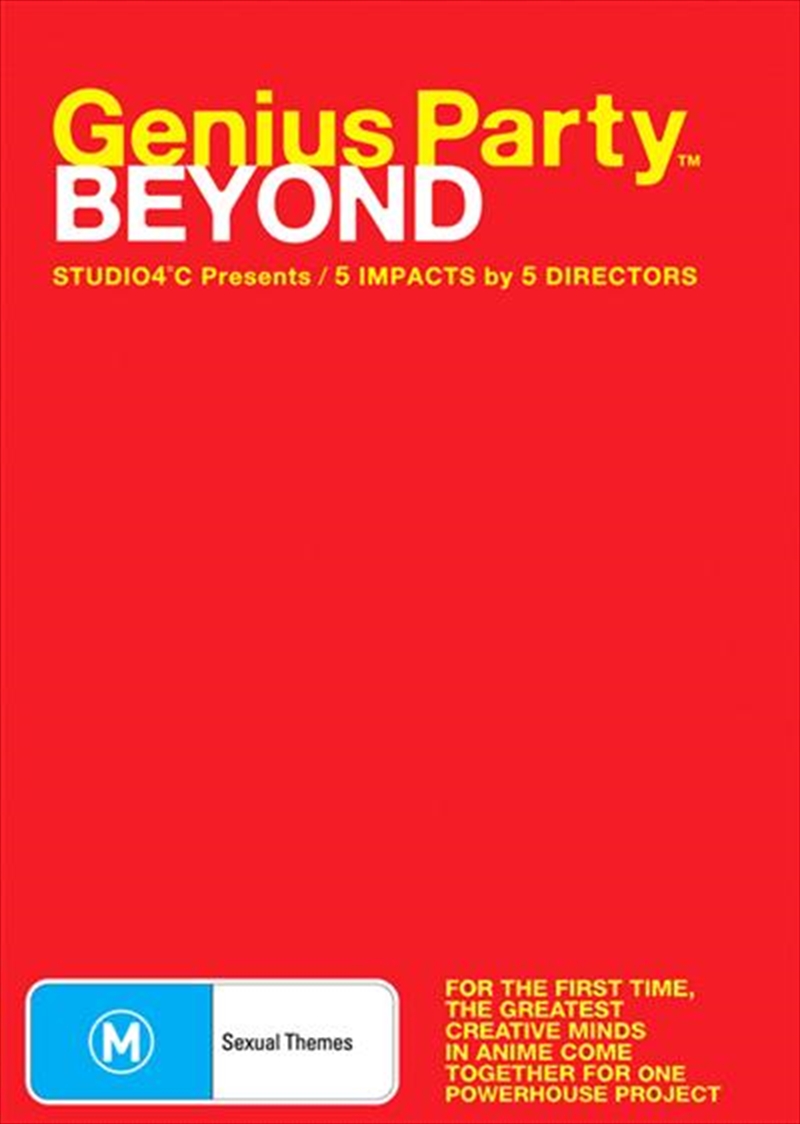 Genius Party Beyond/Product Detail/Anime