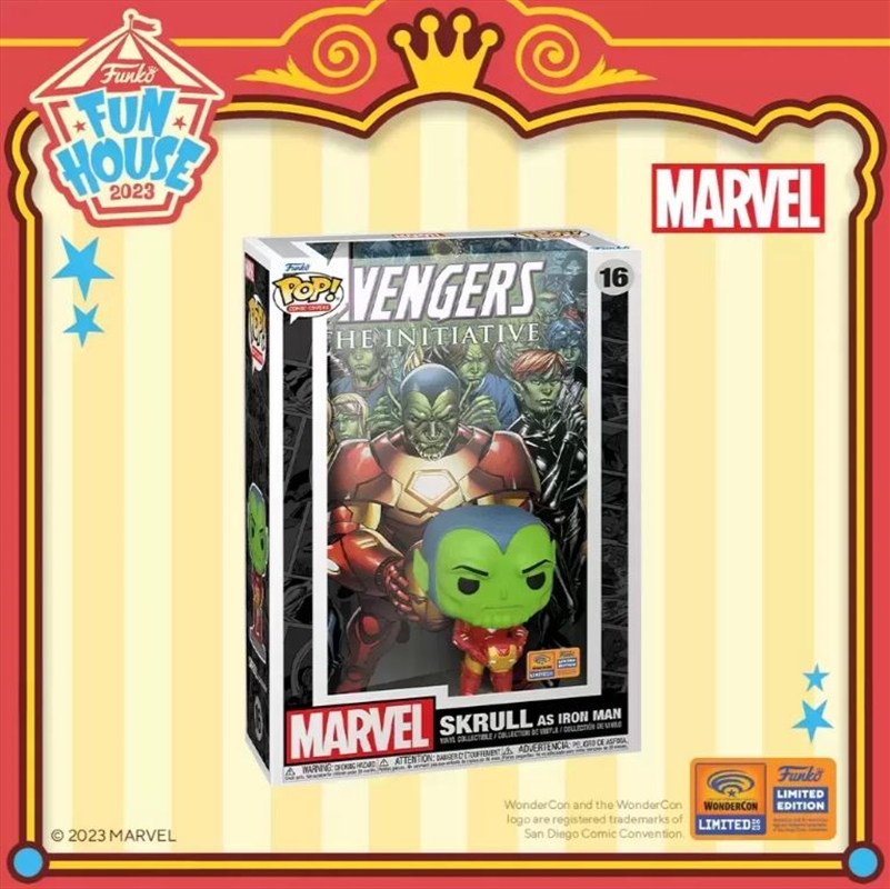 Marvel Comics - Iron Man Skrull Pop! Comic Cover/Product Detail/Convention Exclusives