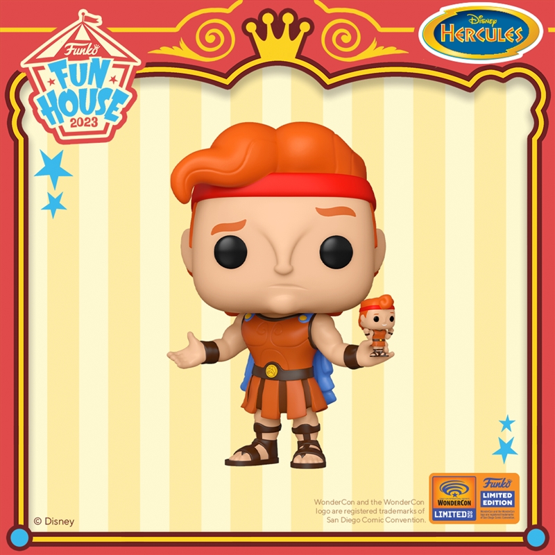 Hercules - Hercules w/action figure Pop! Vinyl/Product Detail/Convention Exclusives