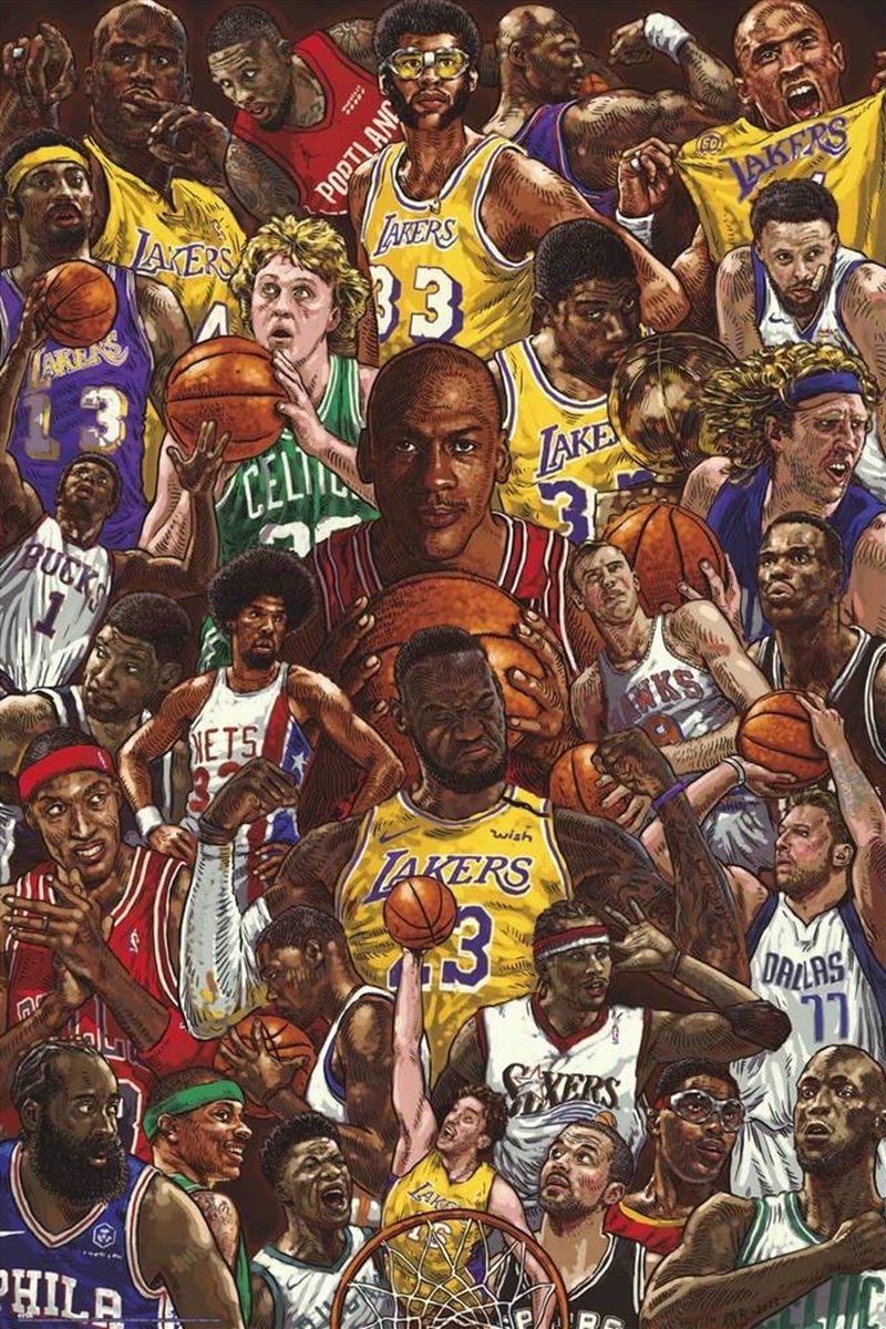 Basketball Superstars Poster/Product Detail/Posters & Prints