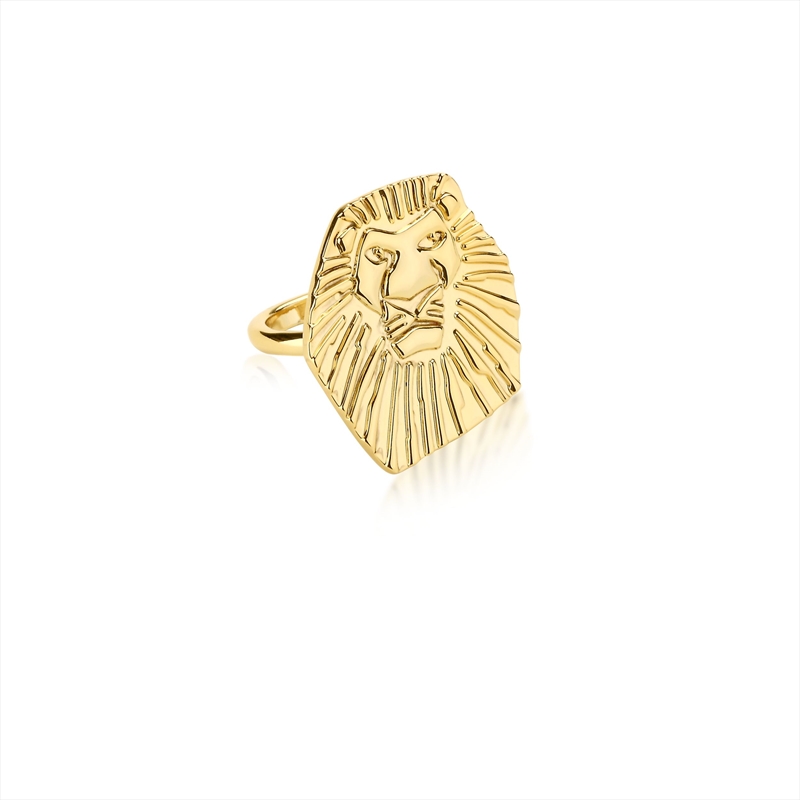 Gold Mufasa Icon Ring - Size 8/Product Detail/Jewellery