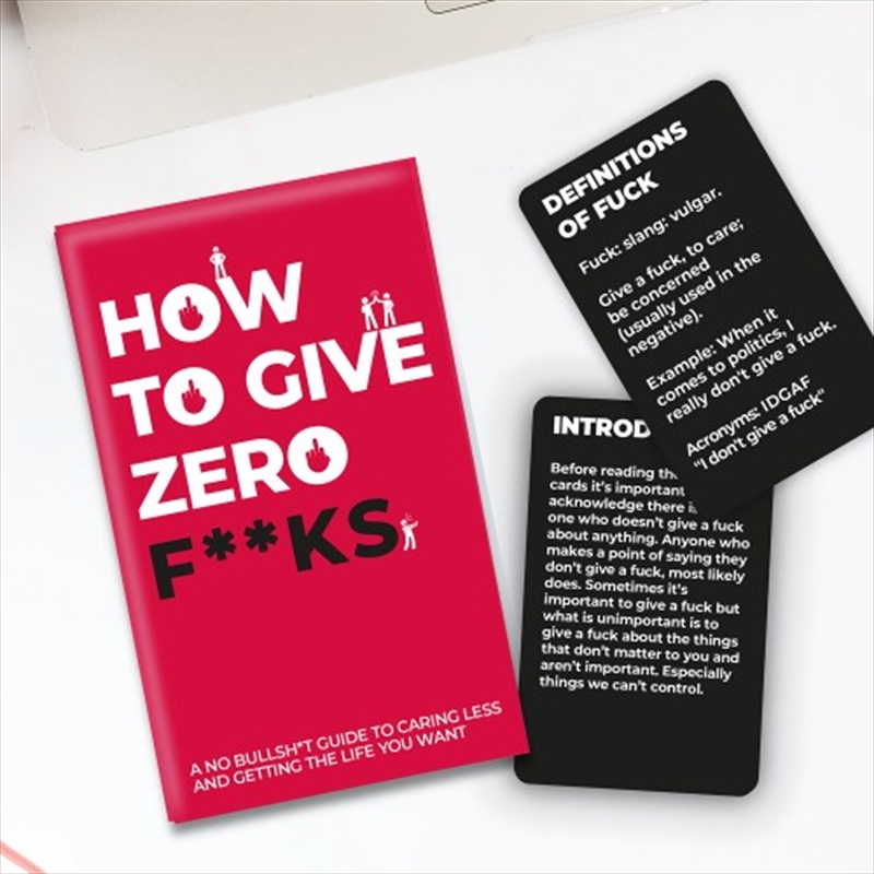 How To Give Zero F**ks/Product Detail/Card Games