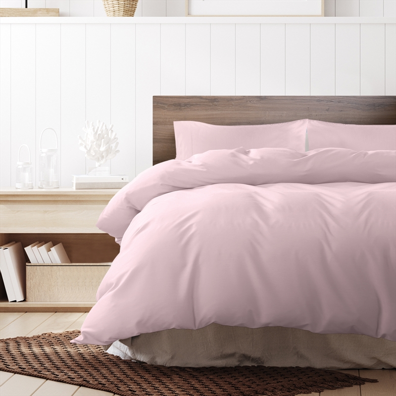 Royal Comfort Kensington 1200 Thread Count 100% Cotton Stripe Quilt Cover Set - King - Charcoal