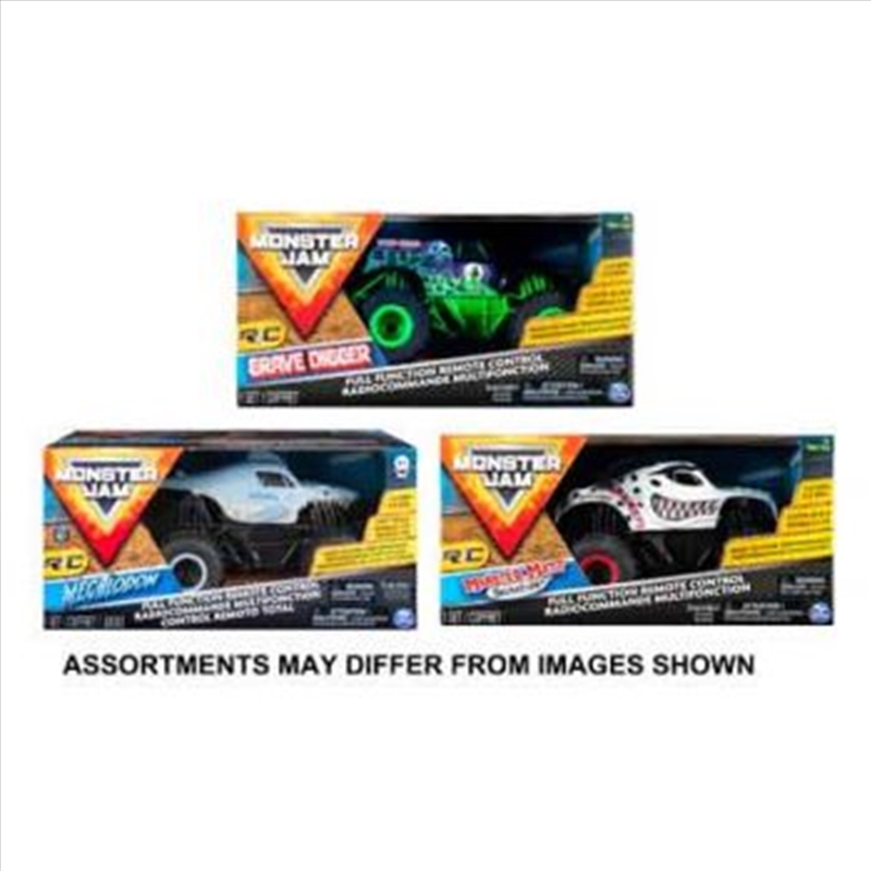 Monster Jam 1:24 Radio Control (SENT AT RANDOM)/Product Detail/Toys