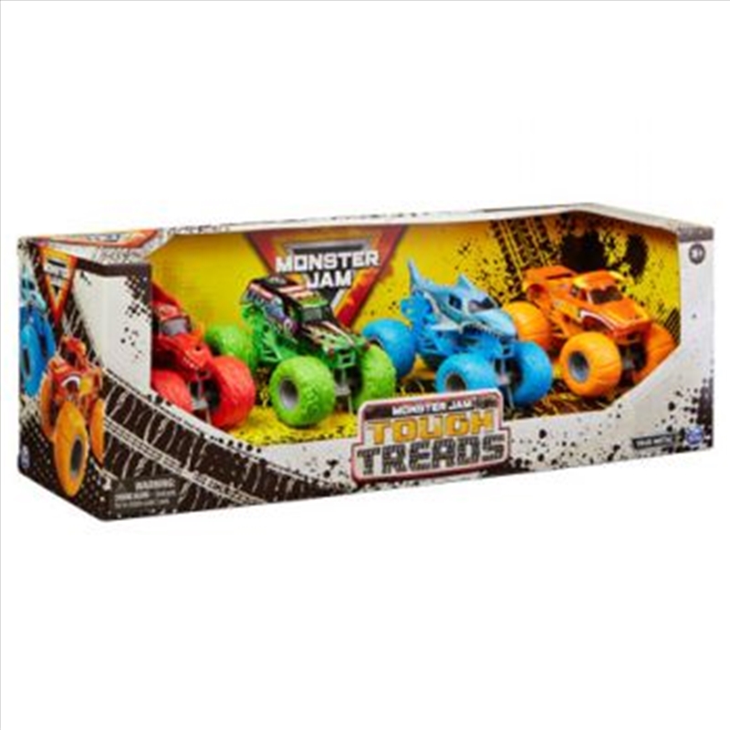 Monster Jam 1:64 Diecast 4 Pack Tough Treads/Product Detail/Toys