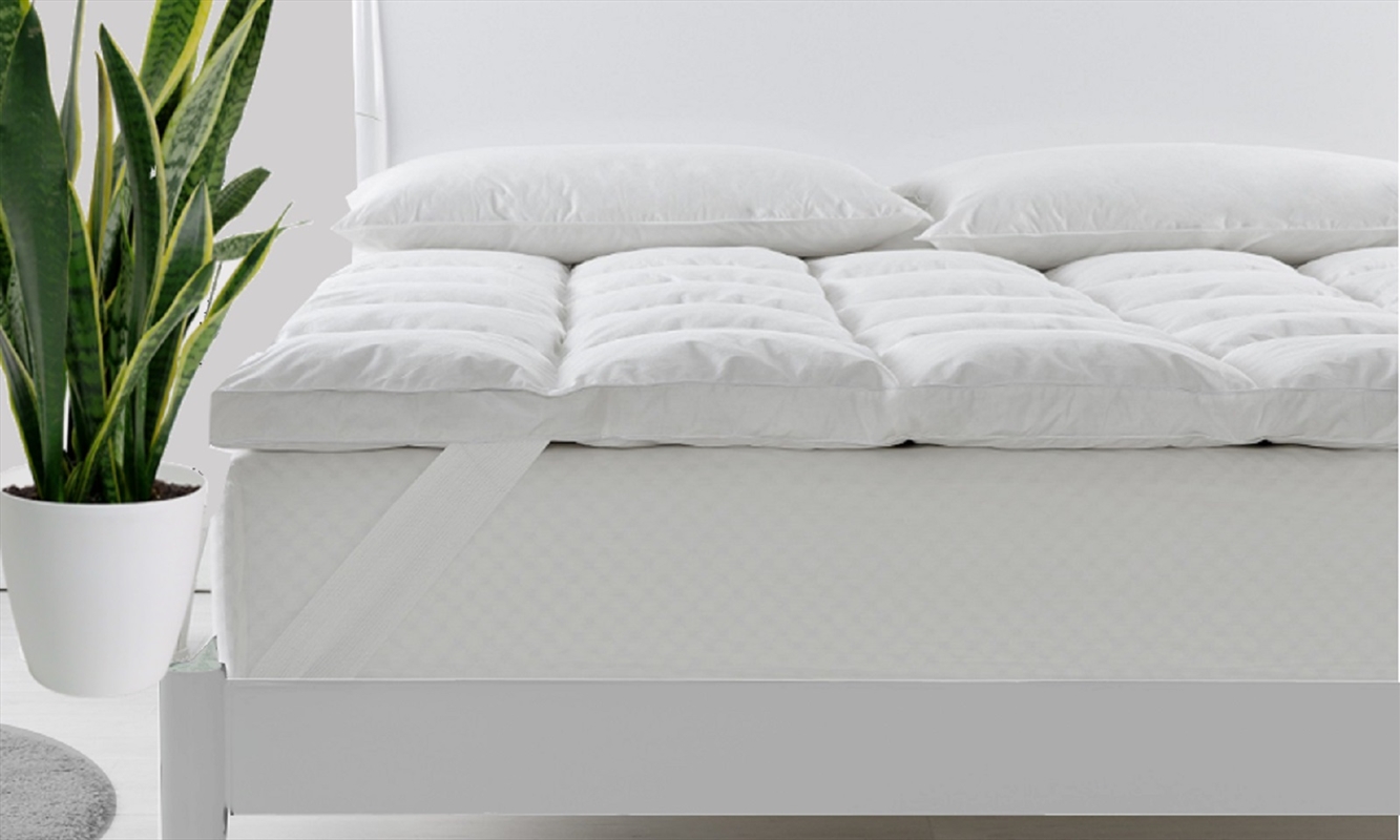 Royal Comfort Duck Feather and Down Mattress Topper 1800GSM Pillowtop Underlay - King Single/Product Detail/Manchester