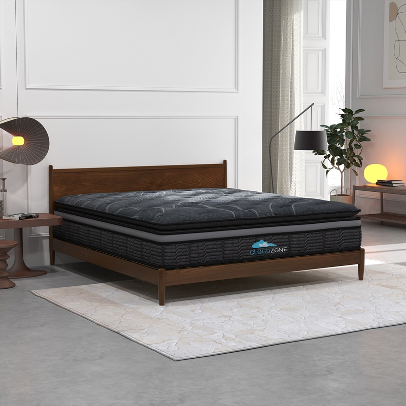 Cloud Zone Double Layer Euro Top Pocket Spring Mattress Plush Medium Firm 34cm - King Single/Product Detail/Manchester