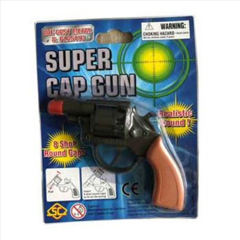 Gun 8 Shot Diecast 4.25" Revolver Pistol Pretend Play/Product Detail/Toys