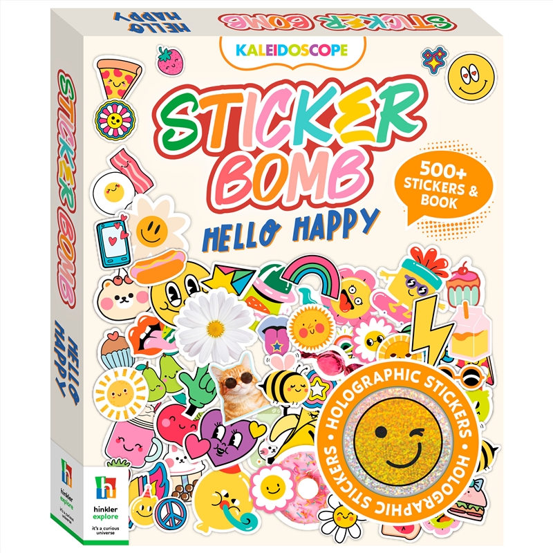 Kaleidoscope Sticker Bomb Hello Happy/Product Detail/Arts & Crafts Supplies