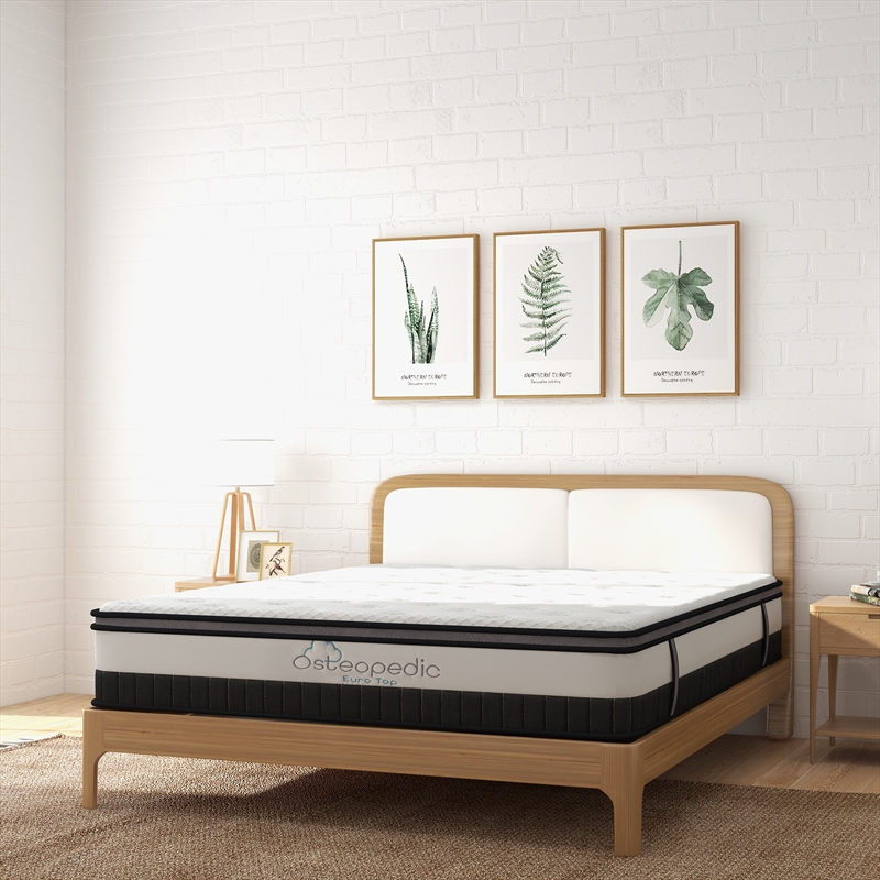 Osteopedic Euro Top Mattress Pocket Spring Medium EuroTop Hybrid Design Bed 30CM - Double/Product Detail/Manchester