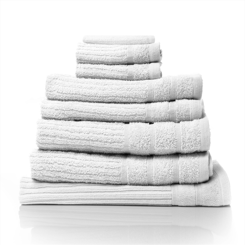 Buy Royal Comfort Eden Cotton 600GSM 8 Piece Luxury Bath Towels Set Online Sanity