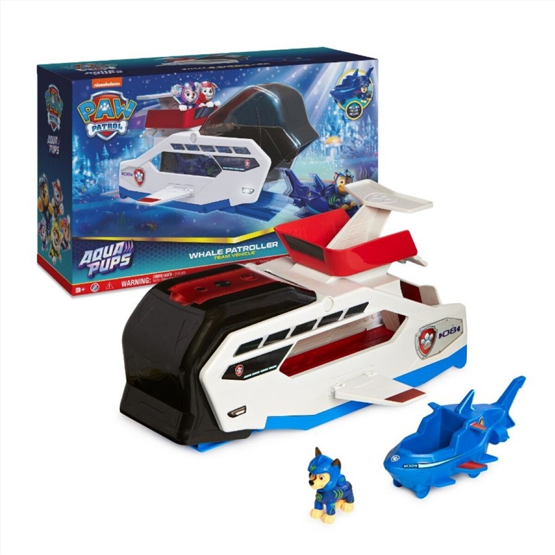 Paw Patrol Aqua Pups Whale Patroller Team Vehicle/Product Detail/Toys
