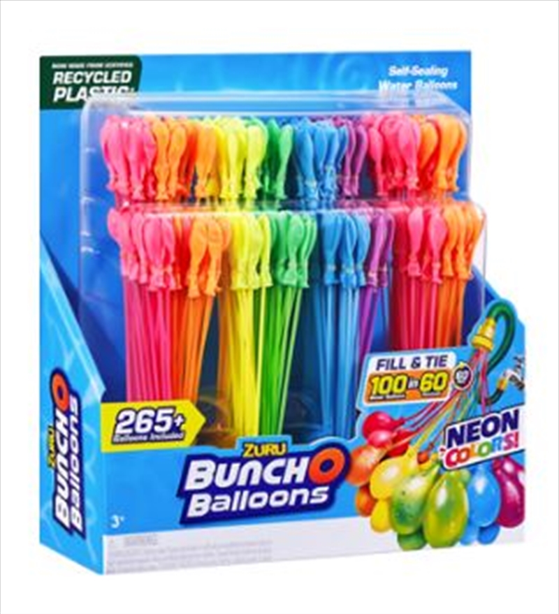 Zuru: Bunch O Balloons Neon Splash 8pk/Product Detail/Toys