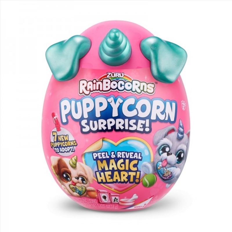 Rainbocorns Puppycorn Surprise Series 2 Sparkle Heart Surprise (SENT AT RANDOM)/Product Detail/Toys
