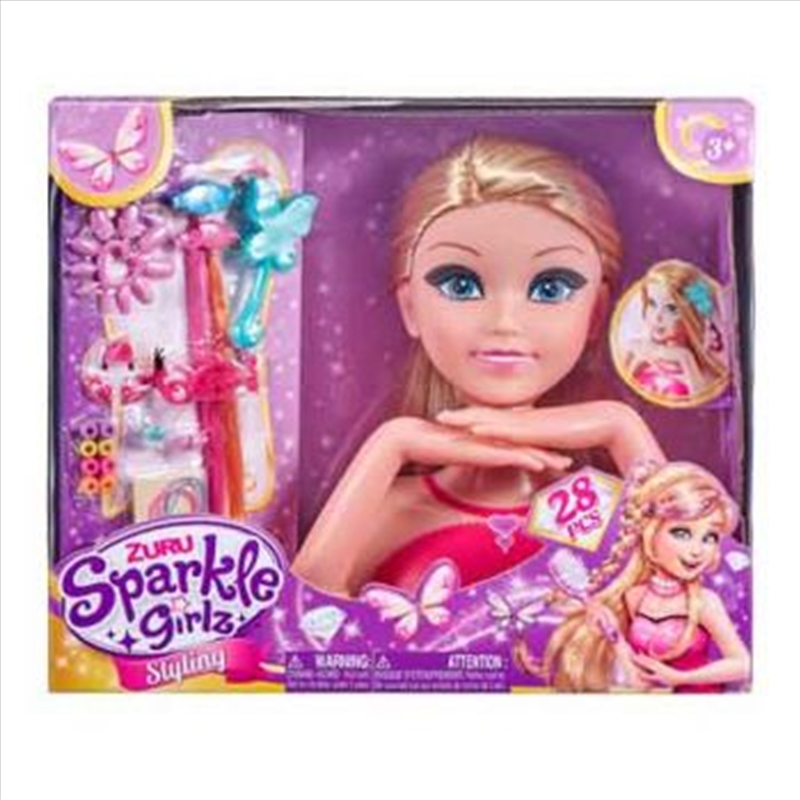 Sparkle Girz Styling Head With Fantasy Nail Design/Product Detail/Toys