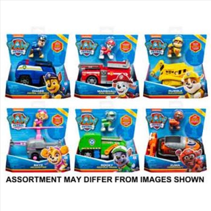 Paw Patrol Value Basic Vehicle With Pup (SENT AT RANDOM)/Product Detail/Toys