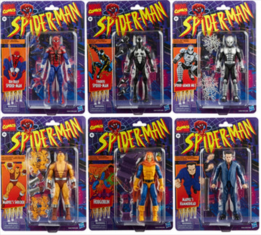 Marvel Legends Retro 6 Inch Action Figure Spider-Man (SENT AT RANDOM)/Product Detail/Figurines