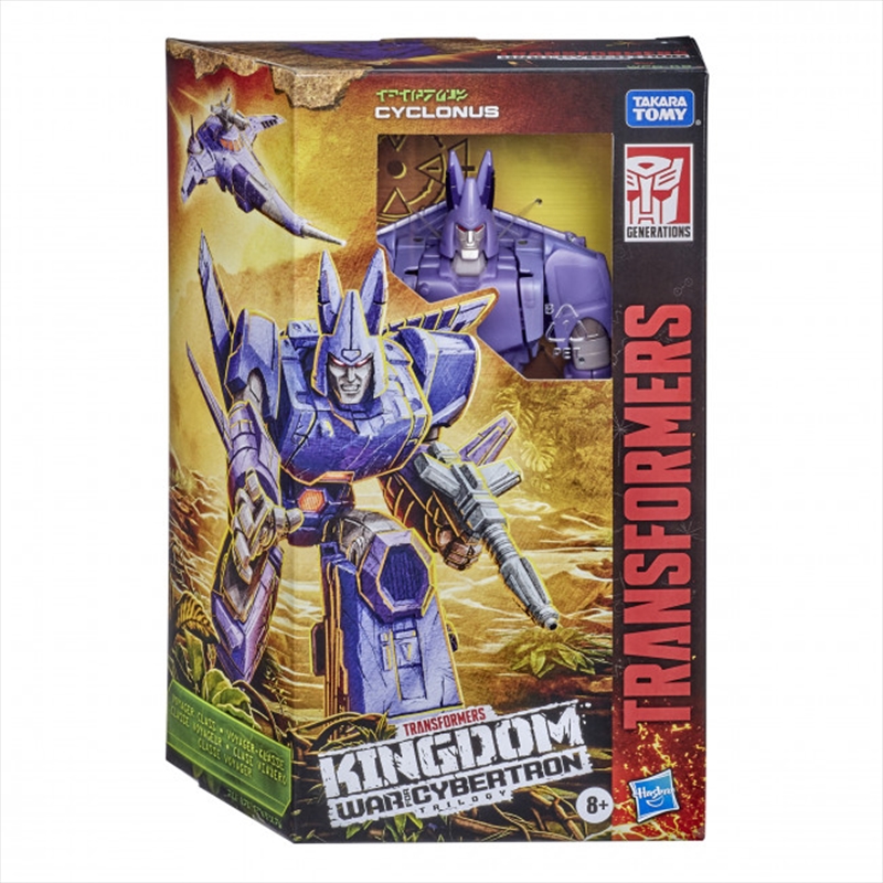 Transformers War for Cybertron Kingdom: Voyager Class - Cyclonus/Product Detail/Figurines