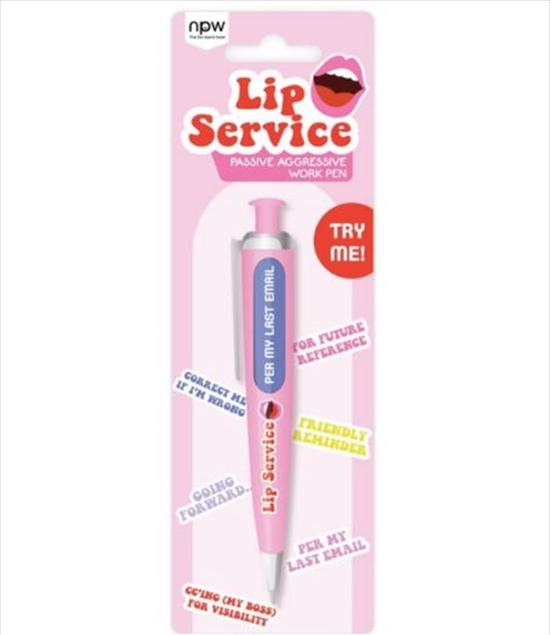 Predict A Pen - Lip Service/Product Detail/Stationery