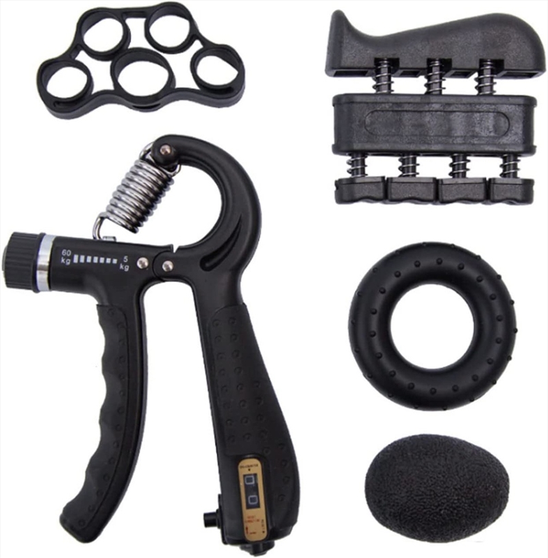 VERPEAK 5 in 1 Hand Grips, Adjustable Hand Grip Strengthener Kit with Carry Bag/Product Detail/Gym Accessories