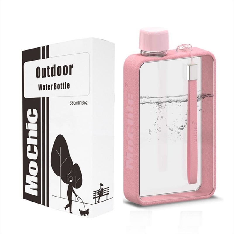 A5 Flat Water Bottle Portable Travel Mug BPA Free Water Bottle (Pink)/Product Detail/Drink Bottles