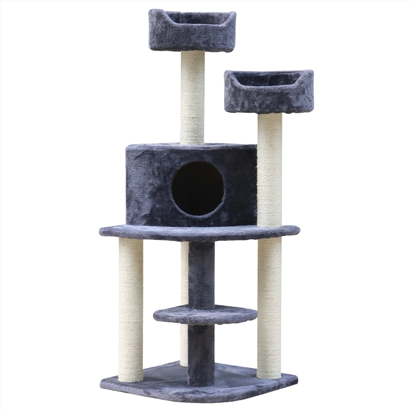 i.Pet Cat Tree Trees Scratching Post Scratcher Tower Condo House Grey 126cm/Product Detail/Pet Accessories