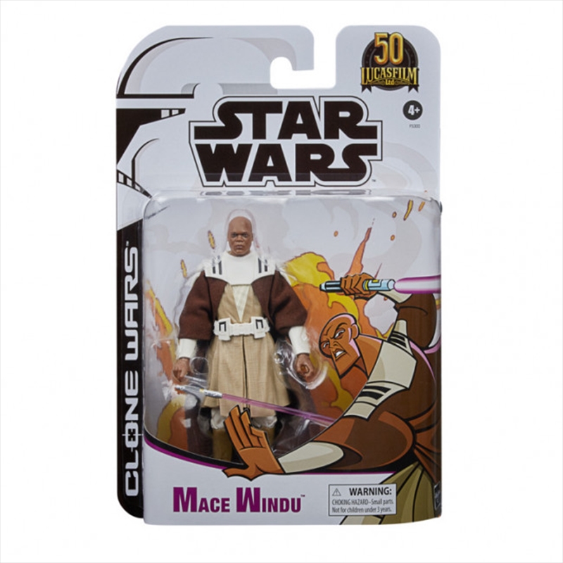 Star Wars The Black Series Genndy Mace Windu Action Figure/Product Detail/Figurines