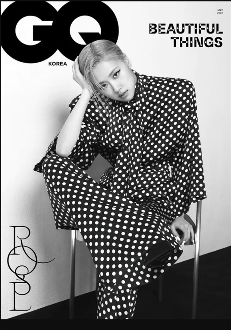 Blackpink Rose Cover GQ Magazine 2023 May Issue - Version A/Product Detail/KPOP Merch