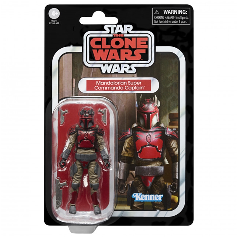 Star Wars The Vintage Collection The Clone Wars - Mandalorian Super Commando Captain Action Figure/Product Detail/Figurines
