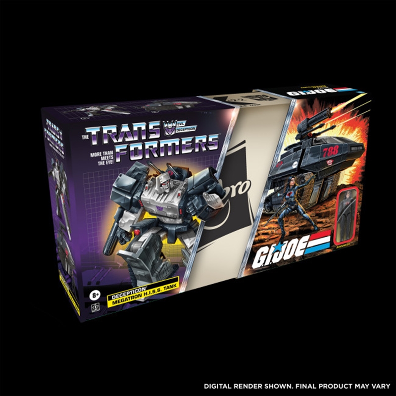 Transformers Collaborative: G.I. Joe Mash-Up - Megatron H.I.S.S. Tank and Baroness Action Figure/Product Detail/Figurines