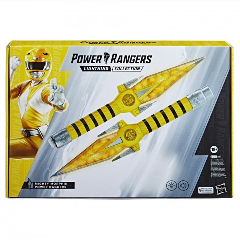 Power Rangers Lightning Collection Mighty Morphin Yellow Ranger Power Daggers/Product Detail/Figurines