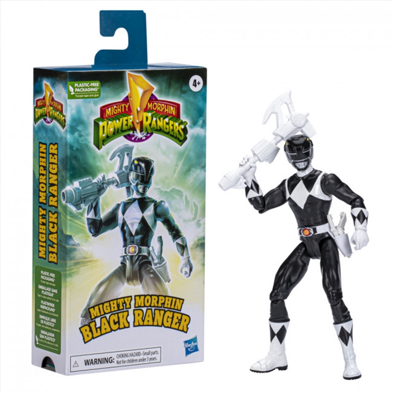 Buy Power Rangers Retro Mighty Morphin Black Ranger Online