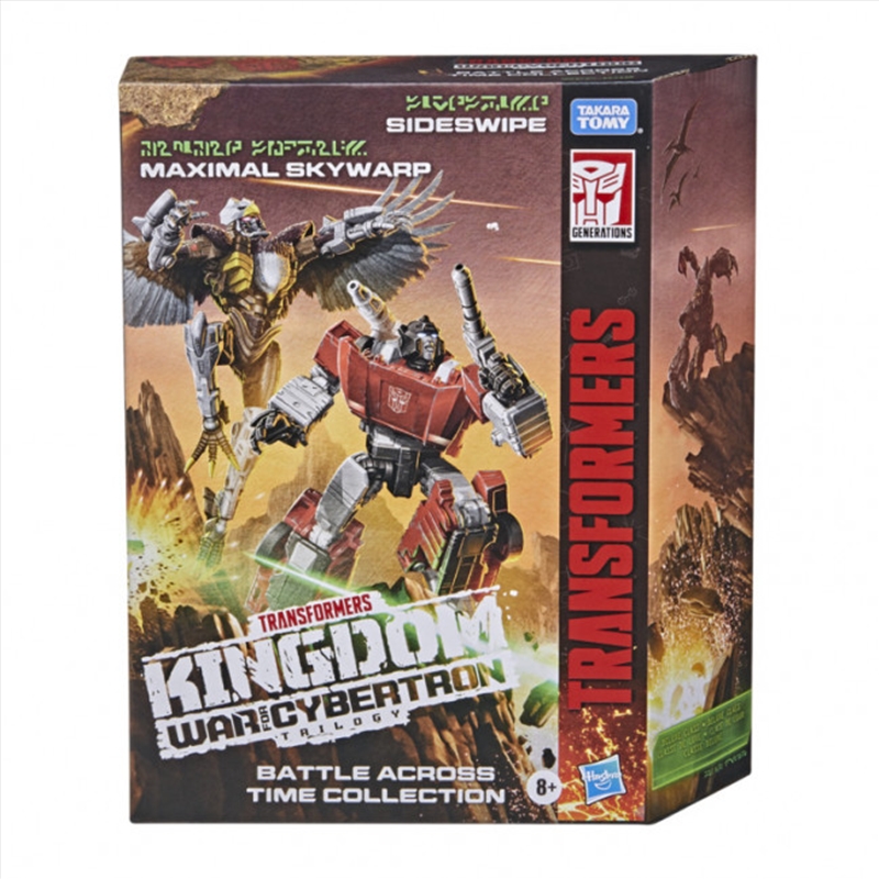 Transformers War for Cybertron Kingdom: Deluxe Class - Sideswipe and Maximal Skywarp (WFC-K42)/Product Detail/Figurines