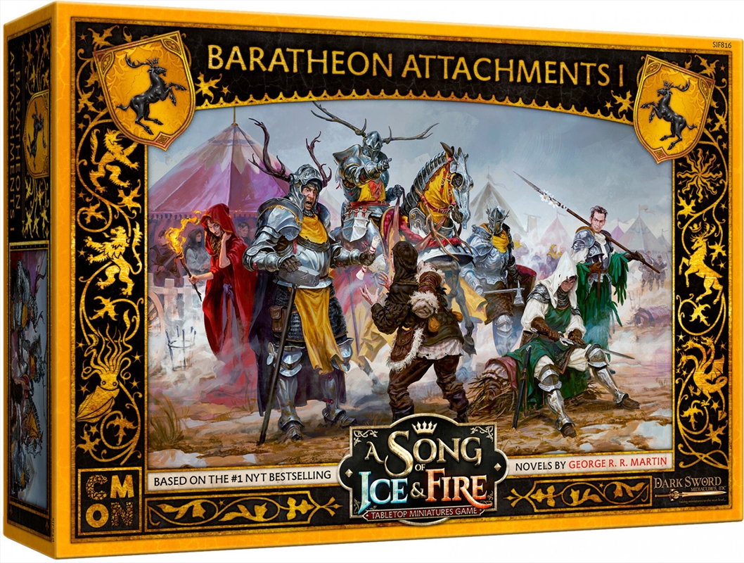 A Song of Ice and Fire TMG - Baratheon Attachments 1/Product Detail/Board Games