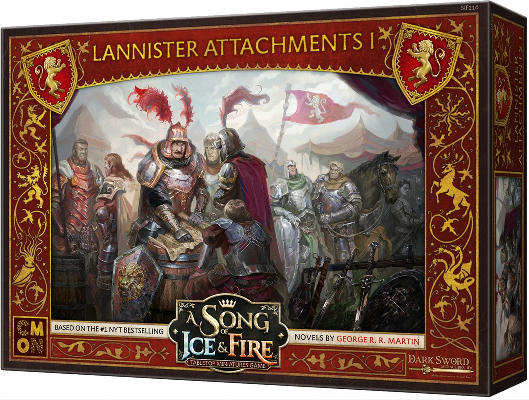 A Song of Ice and Fire TMG - Lannister Attachments 1/Product Detail/Board Games