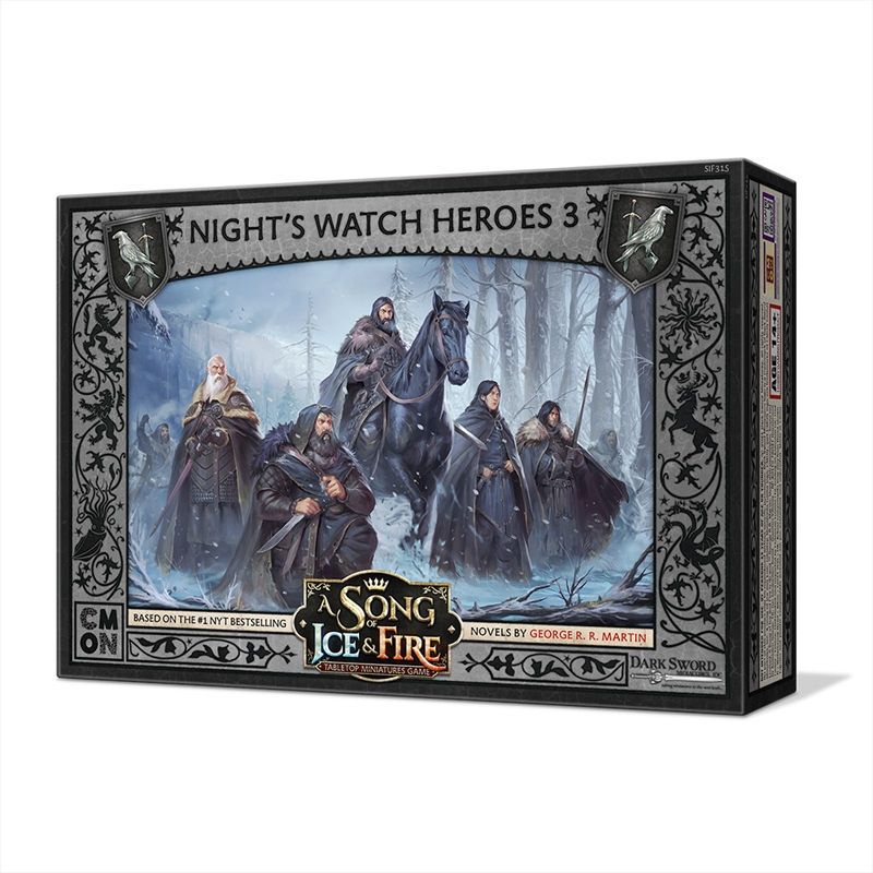 A Song of Ice and Fire TMG - Night's Watch Heroes 3/Product Detail/Board Games