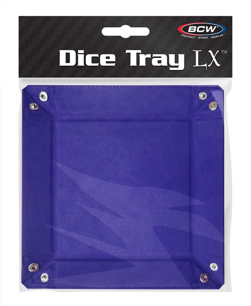 BCW Dice Tray LX Square Blue/Product Detail/Dice Games
