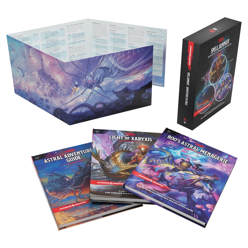 D&D Dungeons & Dragons Spelljammer Adventures in Space Hardcover/Product Detail/Board Games